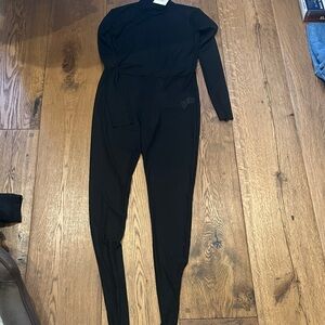 Zara Elegant Black Long Sleeve Jumpsuit